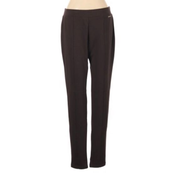 MICHAEL KORS | Seamed Leggings Brown Pants Small - Picture 1 of 10
